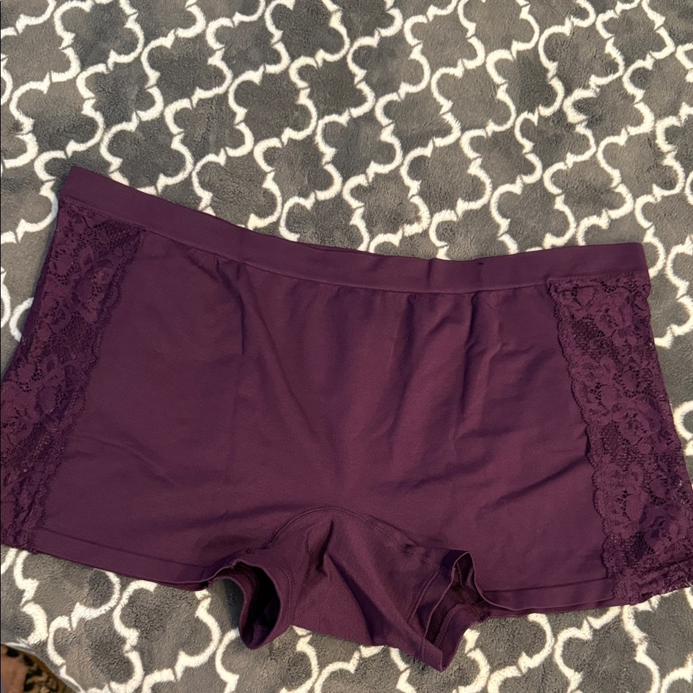Torrid Deep Purple Lace Boyshort Panties